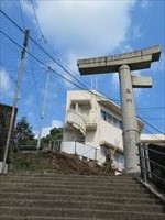 山王神社 一本柱鳥居